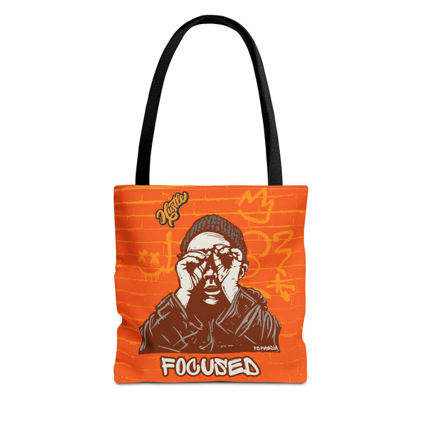 Hustle Mode Tote Bag - Focused Yellow Crown