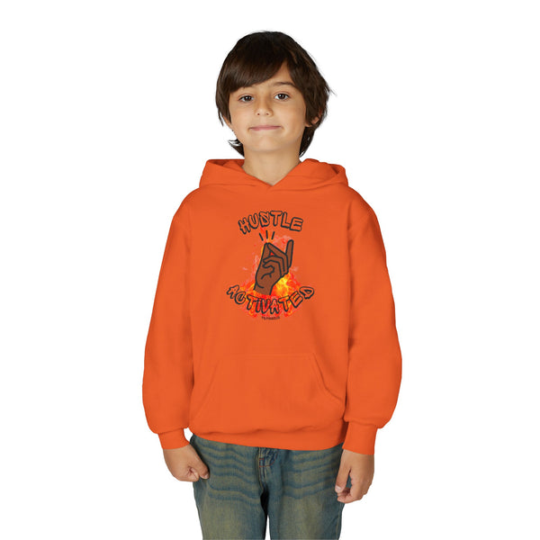 Hustle Mode (Kids) Youth Heavy Blend Hooded Hoodie - Activated
