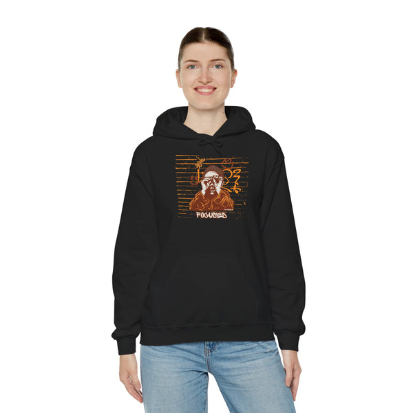 Hustle Mode Hoodie - Focused Brown Crown