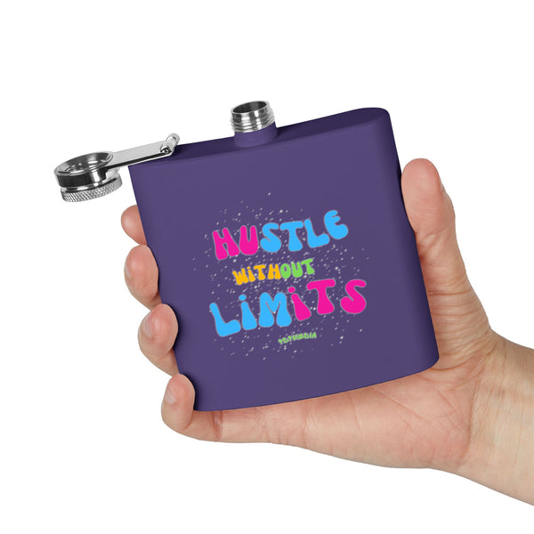 Flask, Hustle Mode - Stainless Steel 6oz (Without Limits)