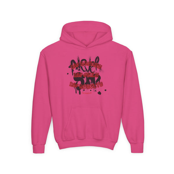 Hustle Mode (Kids) Youth Heavy Blend Hooded Hoodie - Big Dreams