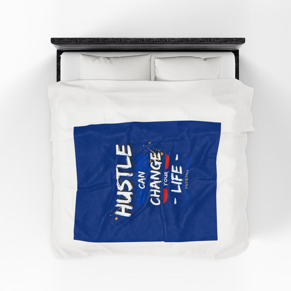 Hustle Mode Plush Blanket - Change Your Life