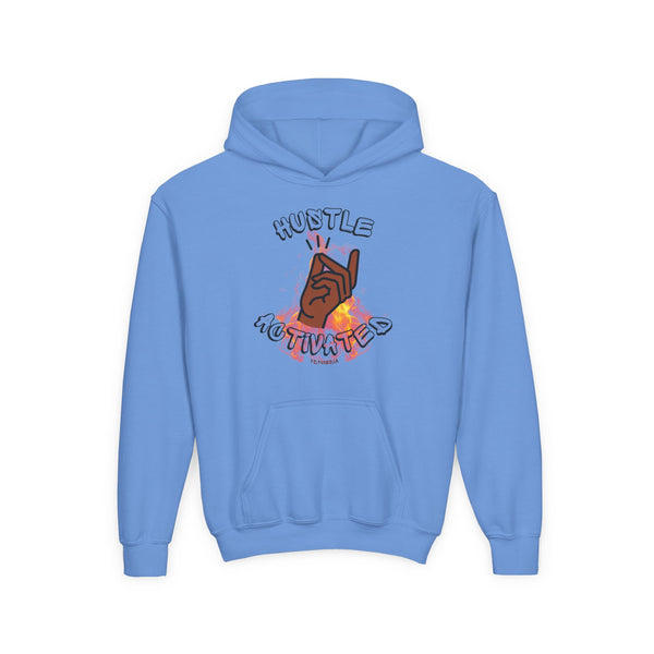 Hustle Mode (Kids) Youth Heavy Blend Hooded Hoodie - Activated