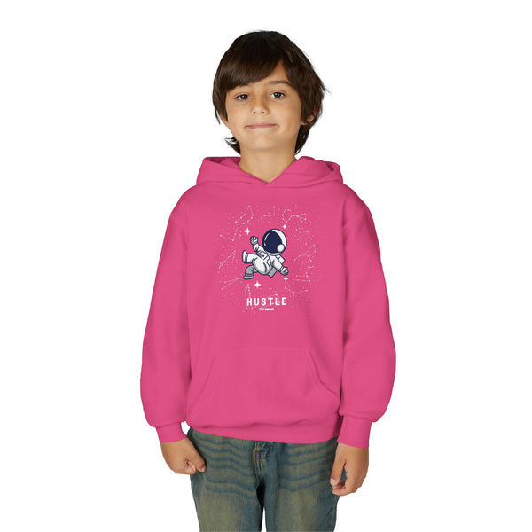 Hustle Mode (Kids) Youth Heavy Blend Hooded Hoodie - Astronaut