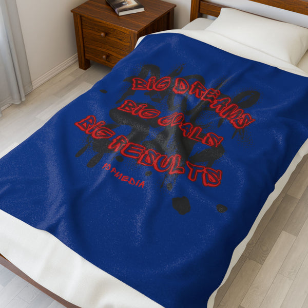 Hustle Mode Plush Blanket - Big Dreams