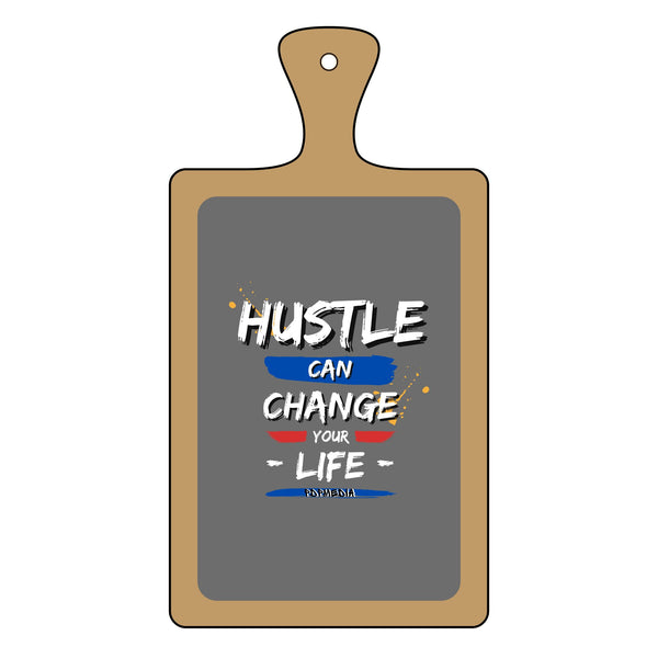 Charcuterie Board - Change Your Life (Engraving) - Hosting Experience Upgrade Acacia Wood Slate Cheese Lovers Entertaining Statement Piece