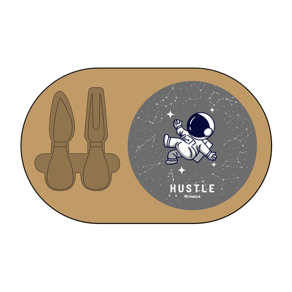Charcuterie Board - Astronaunt (Engraving) - Hosting Experience Upgrade Acacia Wood Slate Cheese Lovers Entertaining Statement Piece