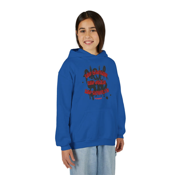 Hustle Mode (Kids) Youth Heavy Blend Hooded Hoodie - Big Dreams
