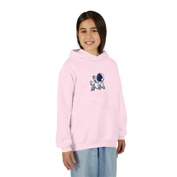 Hustle Mode (Kids) Youth Heavy Blend Hooded Hoodie - Astronaut