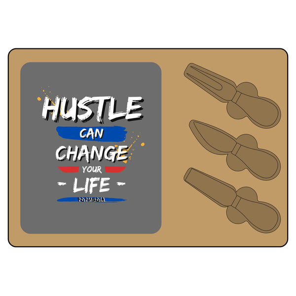 Charcuterie Board - Change Your Life (Engraving) - Hosting Experience Upgrade Acacia Wood Slate Cheese Lovers Entertaining Statement Piece