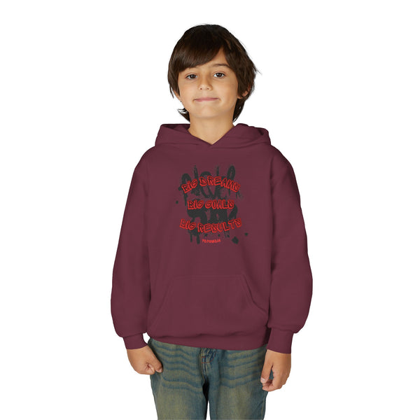 Hustle Mode (Kids) Youth Heavy Blend Hooded Hoodie - Big Dreams