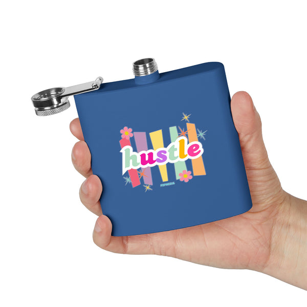 Flask, Hustle Mode - Stainless Steel 6oz (Pastel Hustle)