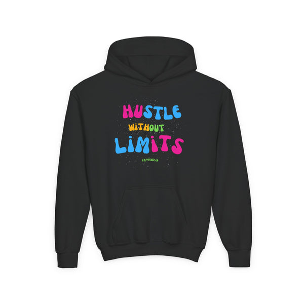 Hustle Mode Youth Heavy Blend Hooded Hoodie - Hustle Without Limits