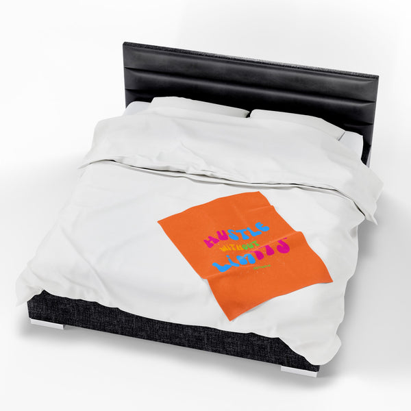 Hustle Mode Plush Blanket - Hustle Without Limits