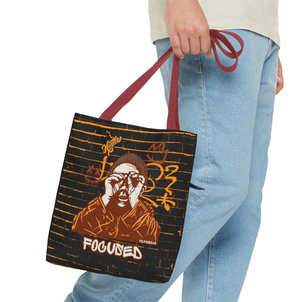 Hustle Mode Tote Bag - Focused Brown Crown