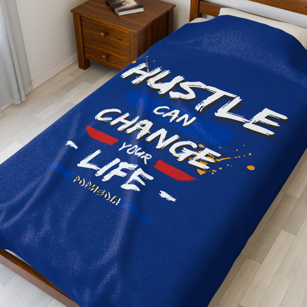 Hustle Mode Plush Blanket - Change Your Life