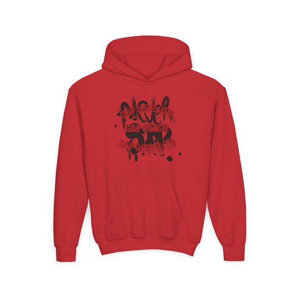 Hustle Mode (Kids) Youth Heavy Blend Hooded Hoodie - Big Dreams