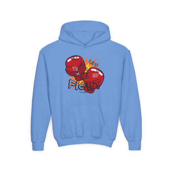 Hustle Mode (Kids) Youth Heavy Blend Hooded Hoodie - All My Life