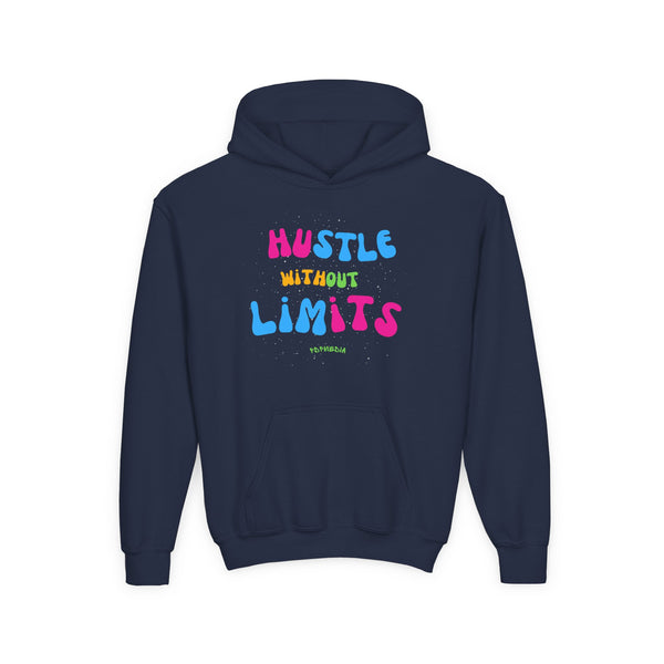 Hustle Mode Youth Heavy Blend Hooded Hoodie - Hustle Without Limits