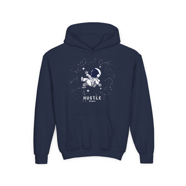 Hustle Mode (Kids) Youth Heavy Blend Hooded Hoodie - Astronaut
