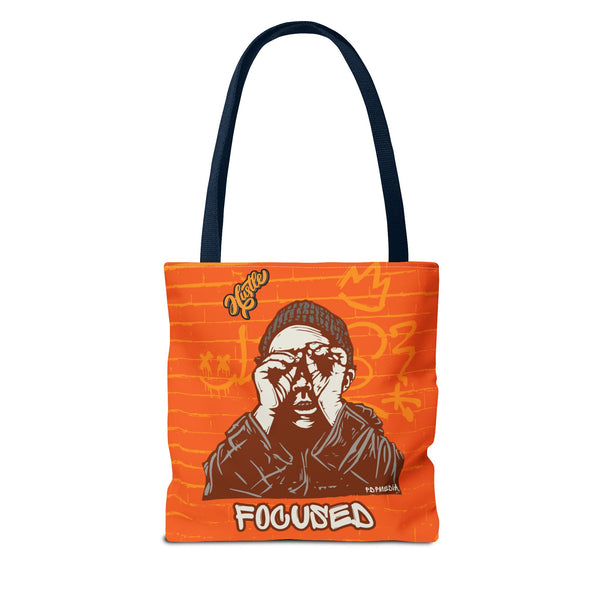 Hustle Mode Tote Bag - Focused Yellow Crown