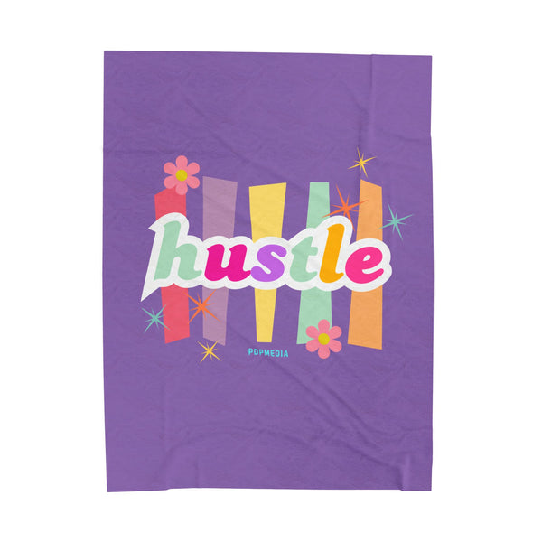Hustle Mode Plush Blanket - Pastel Hustle