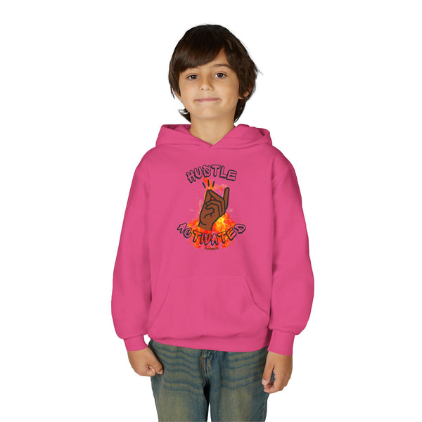 Hustle Mode (Kids) Youth Heavy Blend Hooded Hoodie - Activated