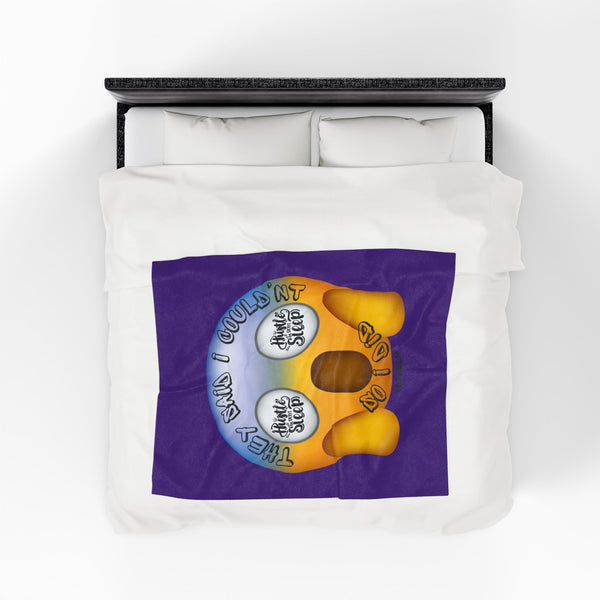 Hustle Mode Plush Blanket - They Said I Couldn't