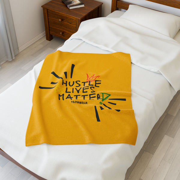 Hustle Mode Plush Blanket - Hustle Lives Matter
