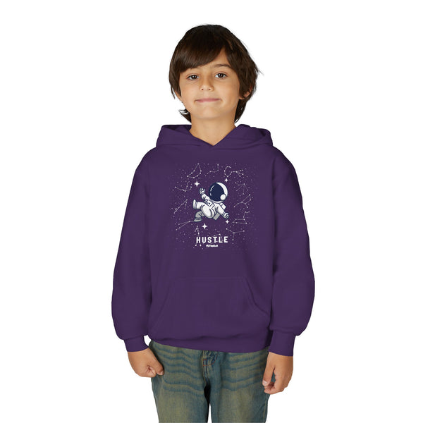 Hustle Mode (Kids) Youth Heavy Blend Hooded Hoodie - Astronaut