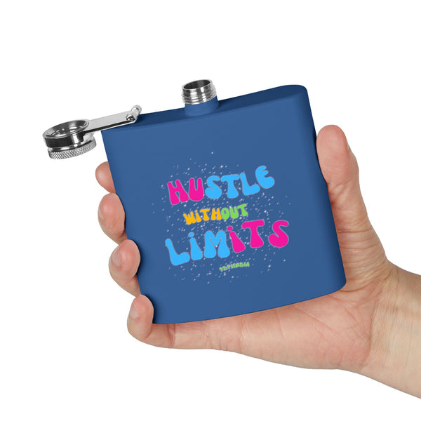 Flask, Hustle Mode - Stainless Steel 6oz (Without Limits)