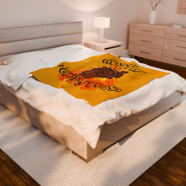 Hustle Mode Plush Blanket - Activated