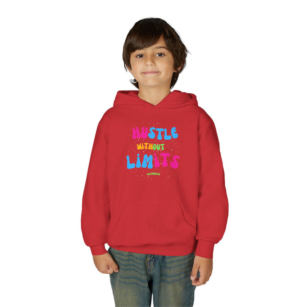 Hustle Mode Youth Heavy Blend Hooded Hoodie - Hustle Without Limits