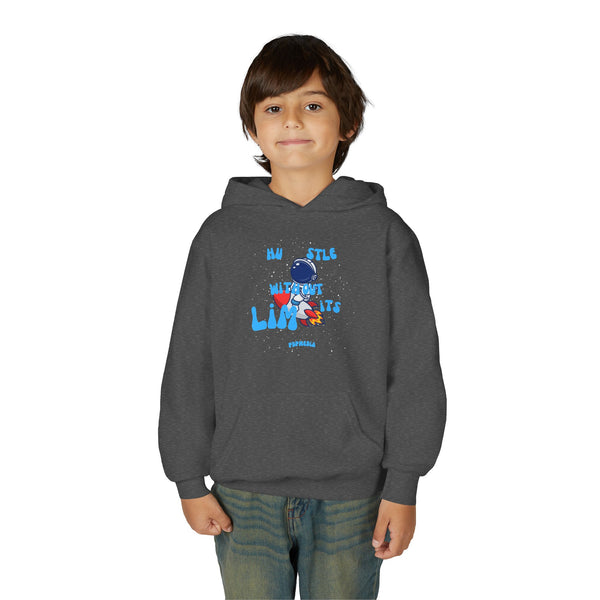 Hustle Mode (Kids) Youth Heavy Blend Hooded Hoodie - Without Limits