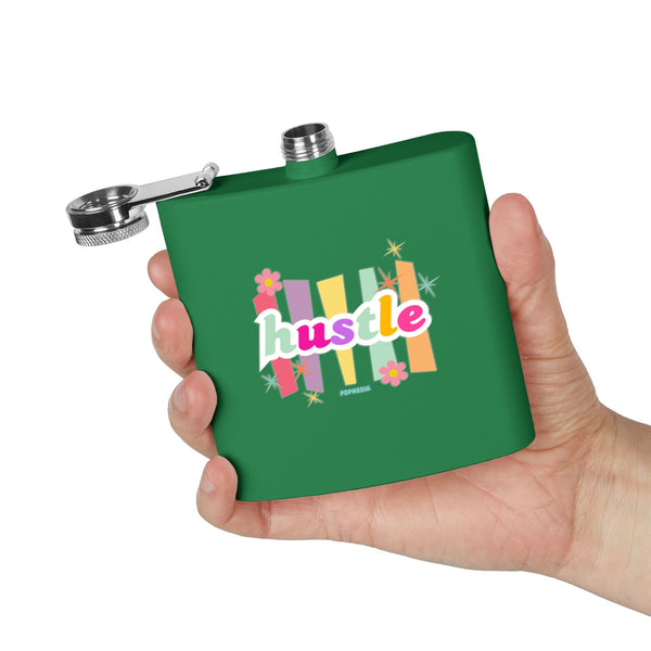 Flask, Hustle Mode - Stainless Steel 6oz (Pastel Hustle)