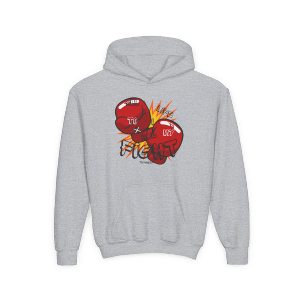 Hustle Mode (Kids) Youth Heavy Blend Hooded Hoodie - All My Life