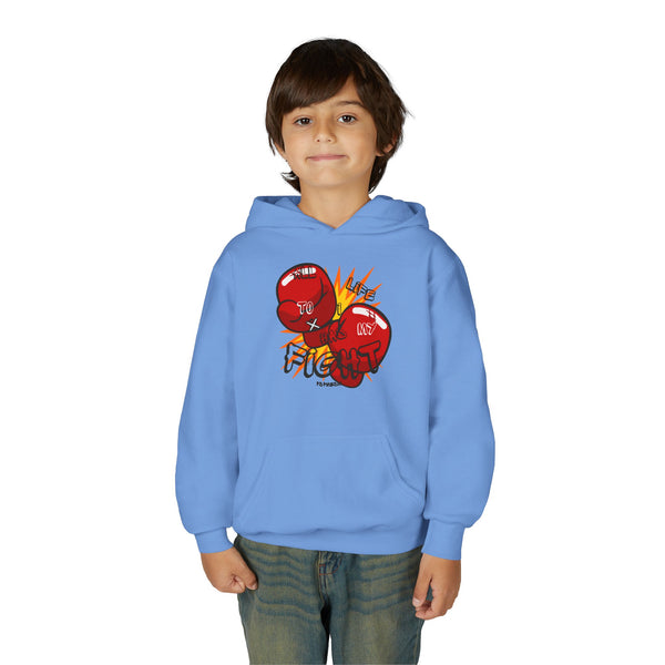 Hustle Mode (Kids) Youth Heavy Blend Hooded Hoodie - All My Life