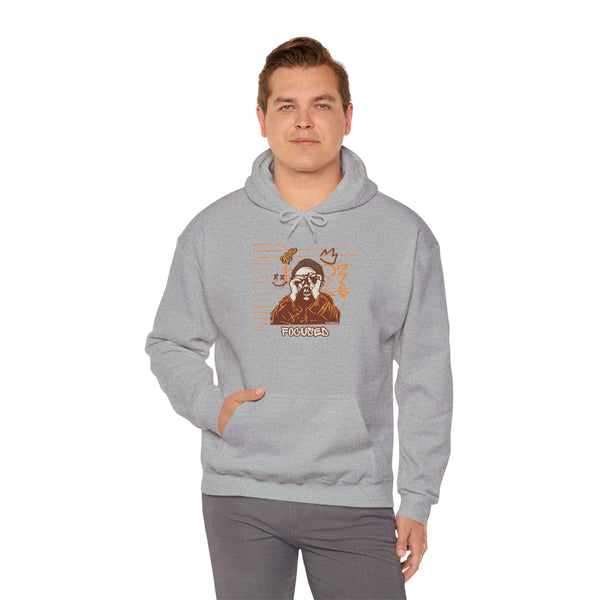 Hustle Mode Hoodie - Focused Brown Crown