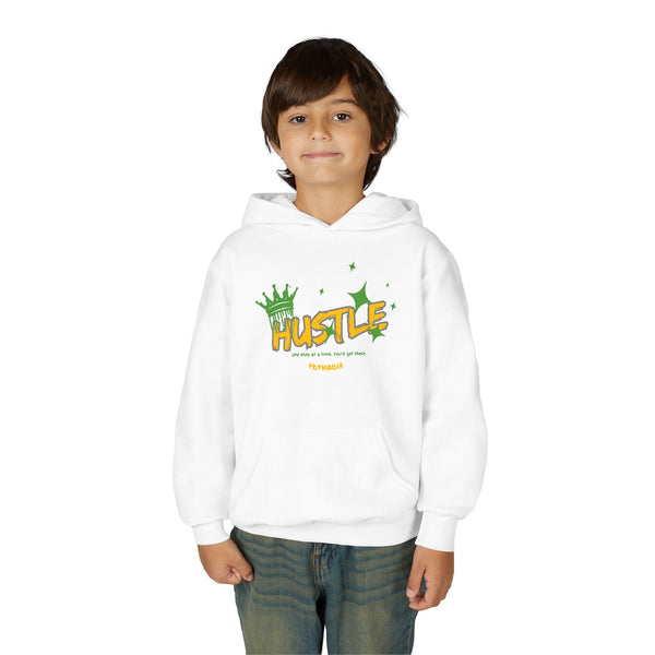 Hustle Mode (Kids) Youth Heavy Blend Hooded Hoodie - King Hustle