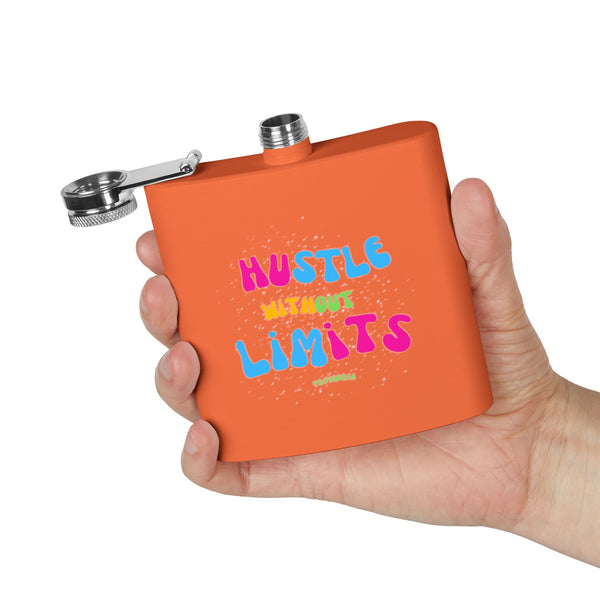 Flask, Hustle Mode - Stainless Steel 6oz (Without Limits)