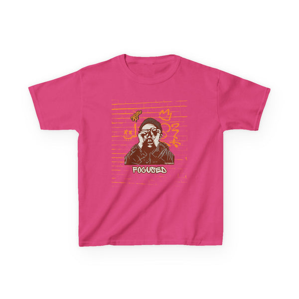 Kids Hustle Mode Tee - Focused