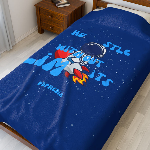 Hustle Mode Plush Blanket - Without Limits