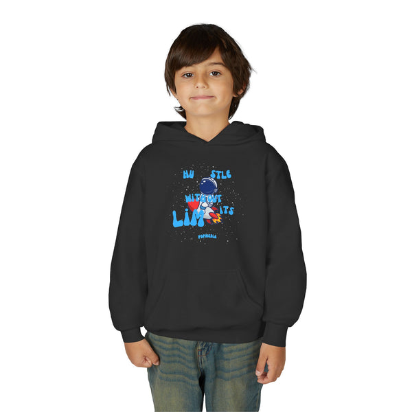 Hustle Mode (Kids) Youth Heavy Blend Hooded Hoodie - Without Limits