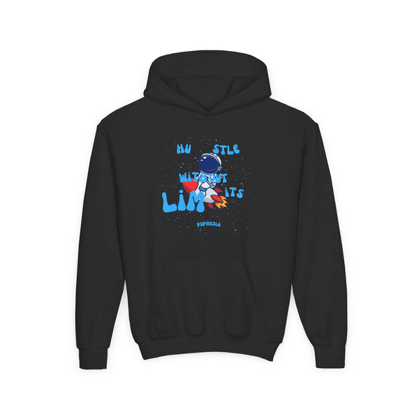 Hustle Mode (Kids) Youth Heavy Blend Hooded Hoodie - Without Limits