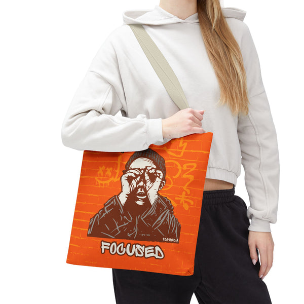 Hustle Mode Tote Bag - Focused Yellow Crown