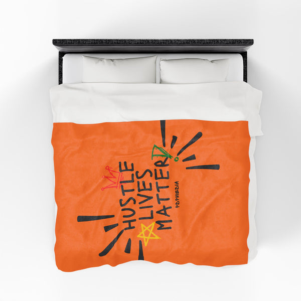 Hustle Mode Plush Blanket - Hustle Lives Matter