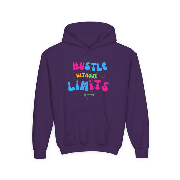 Hustle Mode Youth Heavy Blend Hooded Hoodie - Hustle Without Limits