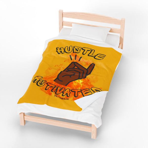 Hustle Mode Plush Blanket - Activated