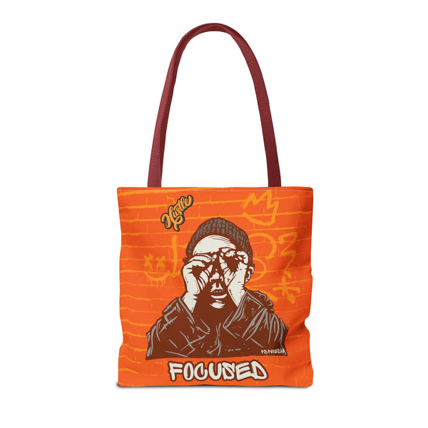 Hustle Mode Tote Bag - Focused Yellow Crown