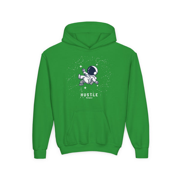 Hustle Mode (Kids) Youth Heavy Blend Hooded Hoodie - Astronaut